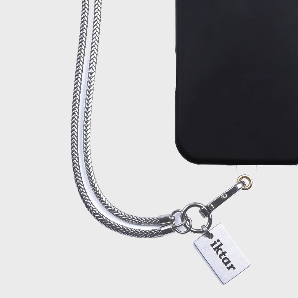 The Main Character Lanyard- Silver
