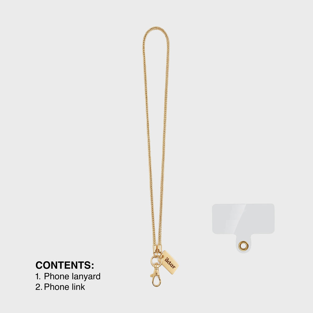The Main Character Lanyard- Gold